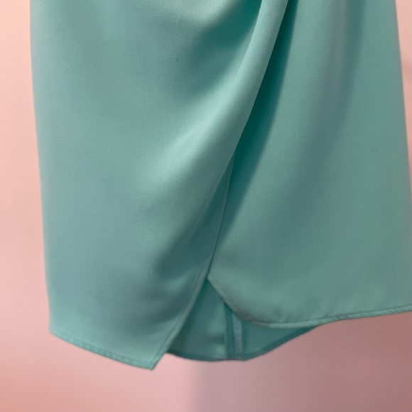 Forever 21 Turquoise Knee Length Tulip Skirt - Picture 4 of 6